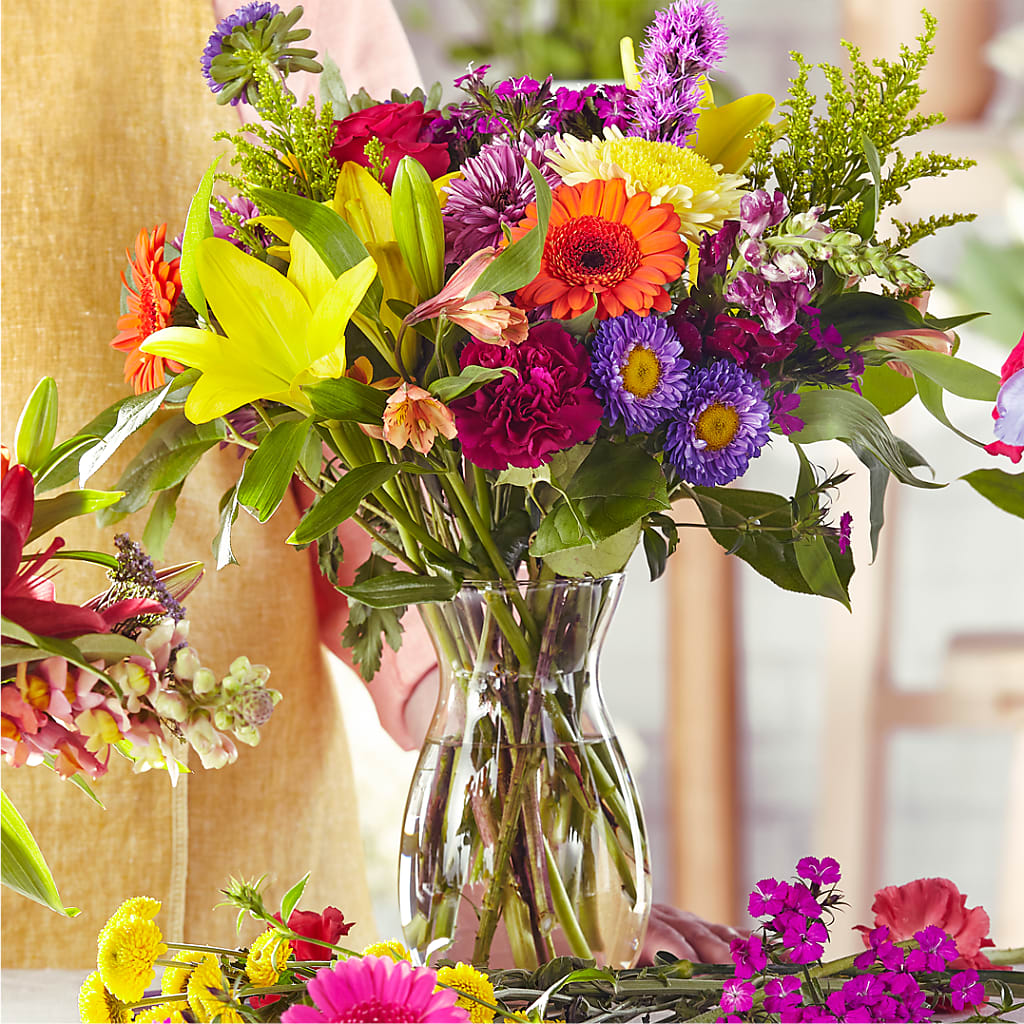 Bold & Bright – A Florist Original – Open Blooms Chantilly, Chantilly VA