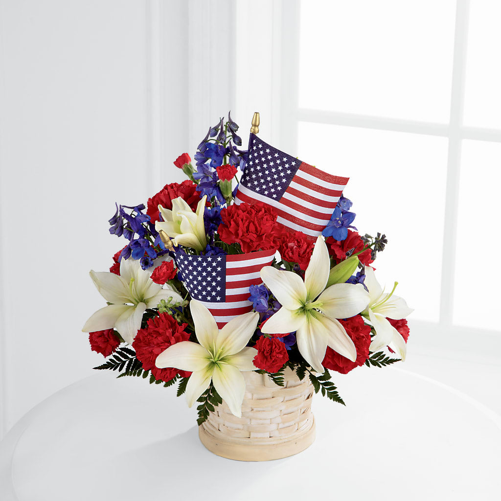American Glory Bouquet – Open Blooms Chantilly, Chantilly VA