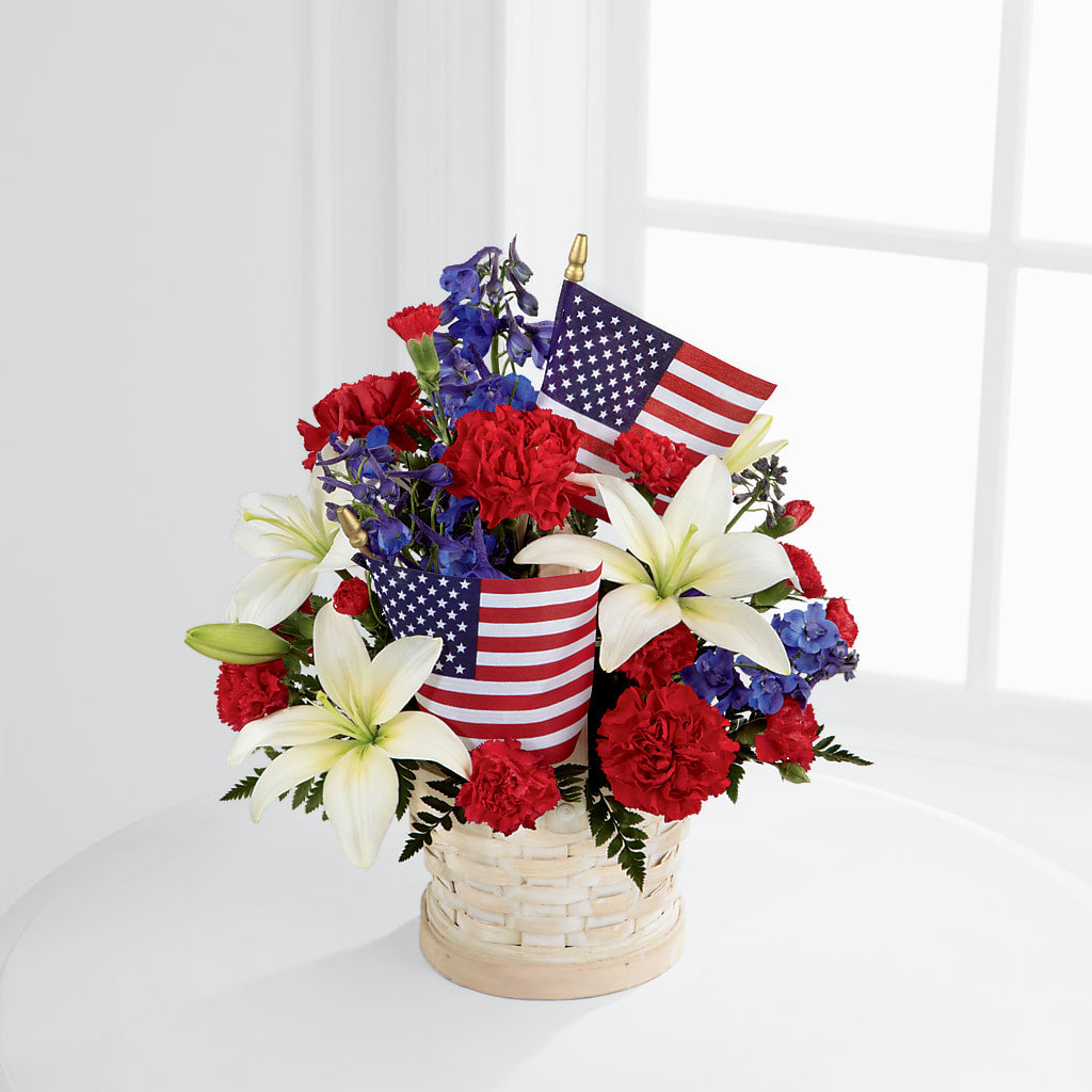 American Glory Bouquet – Open Blooms Chantilly, Chantilly VA