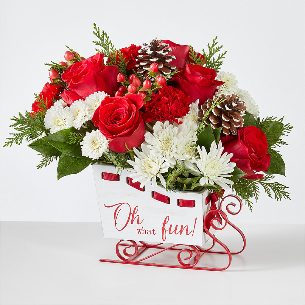 Sleigh Bells Bouquet – Open Blooms Chantilly, Chantilly VA