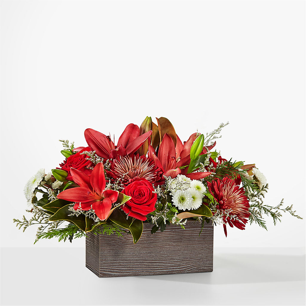 Christmas Break Bouquet – Open Blooms Chantilly, Chantilly VA