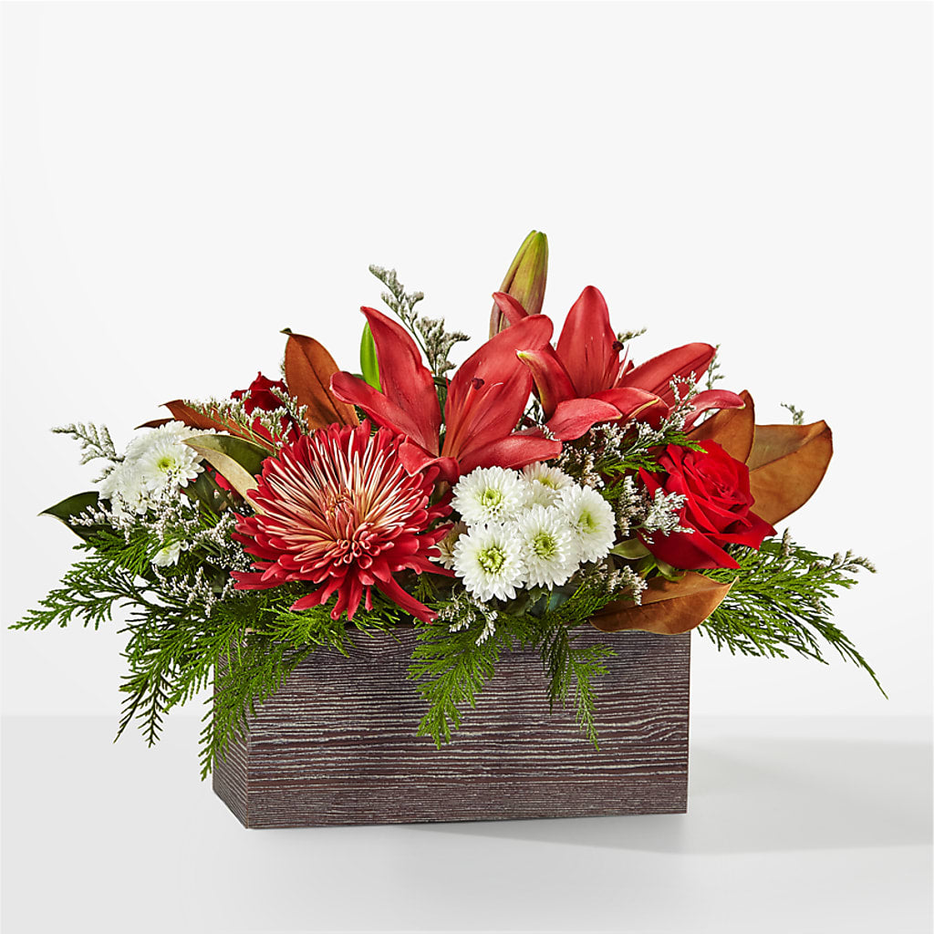 Christmas Break Bouquet – Open Blooms Chantilly, Chantilly VA