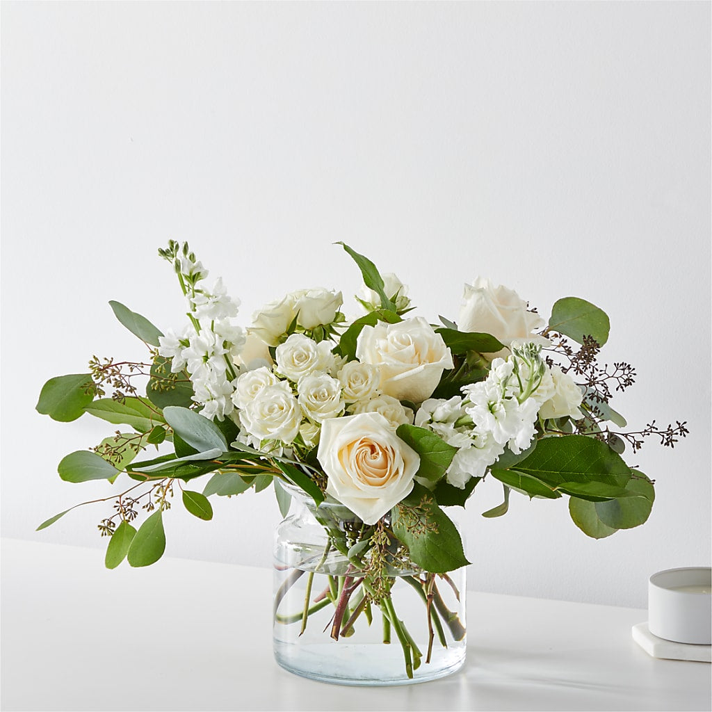 Fresh Linen Bouquet – Open Blooms Chantilly, Chantilly VA