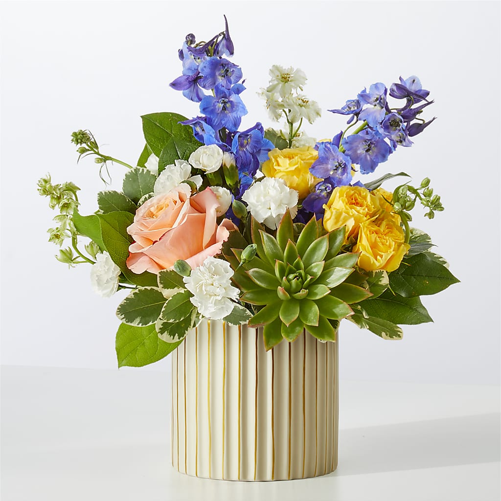 Cobalt Reverie Bouquet – Open Blooms Chantilly, Chantilly VA