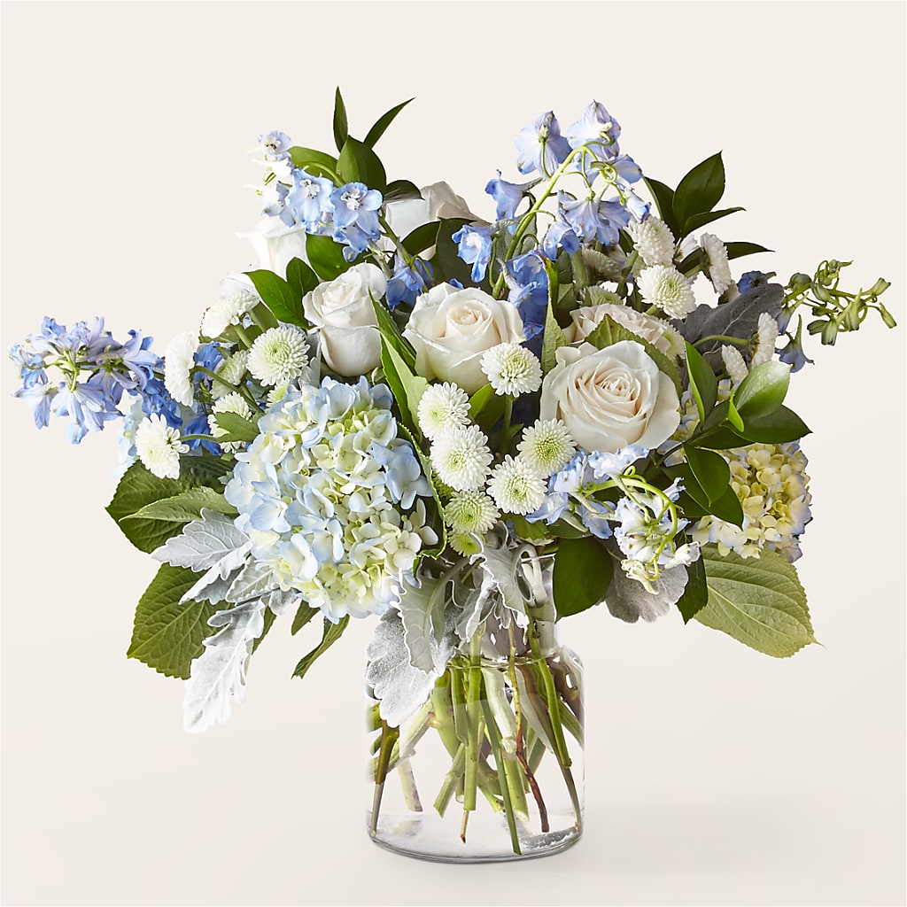 Clear Skies Bouquet – Open Blooms Chantilly, Chantilly VA