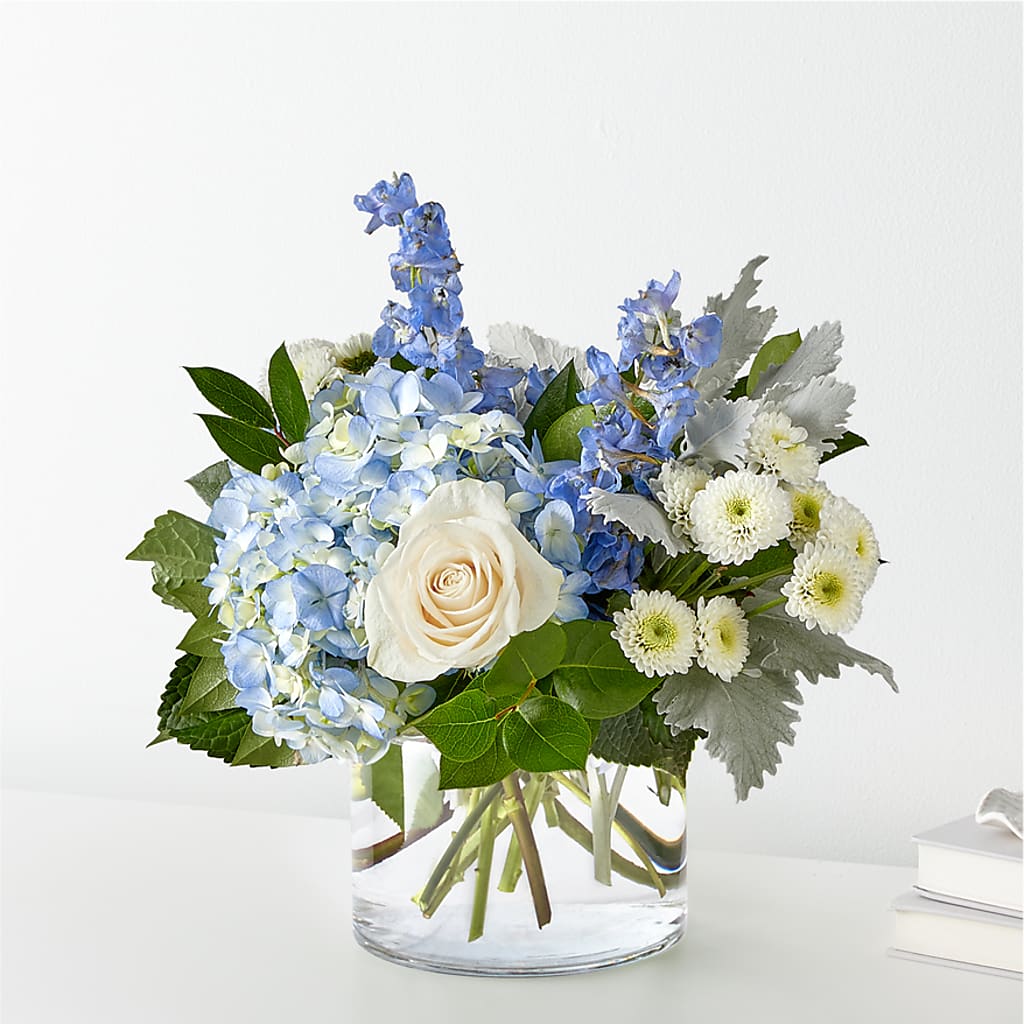 Clear Skies Bouquet – Open Blooms Chantilly, Chantilly VA