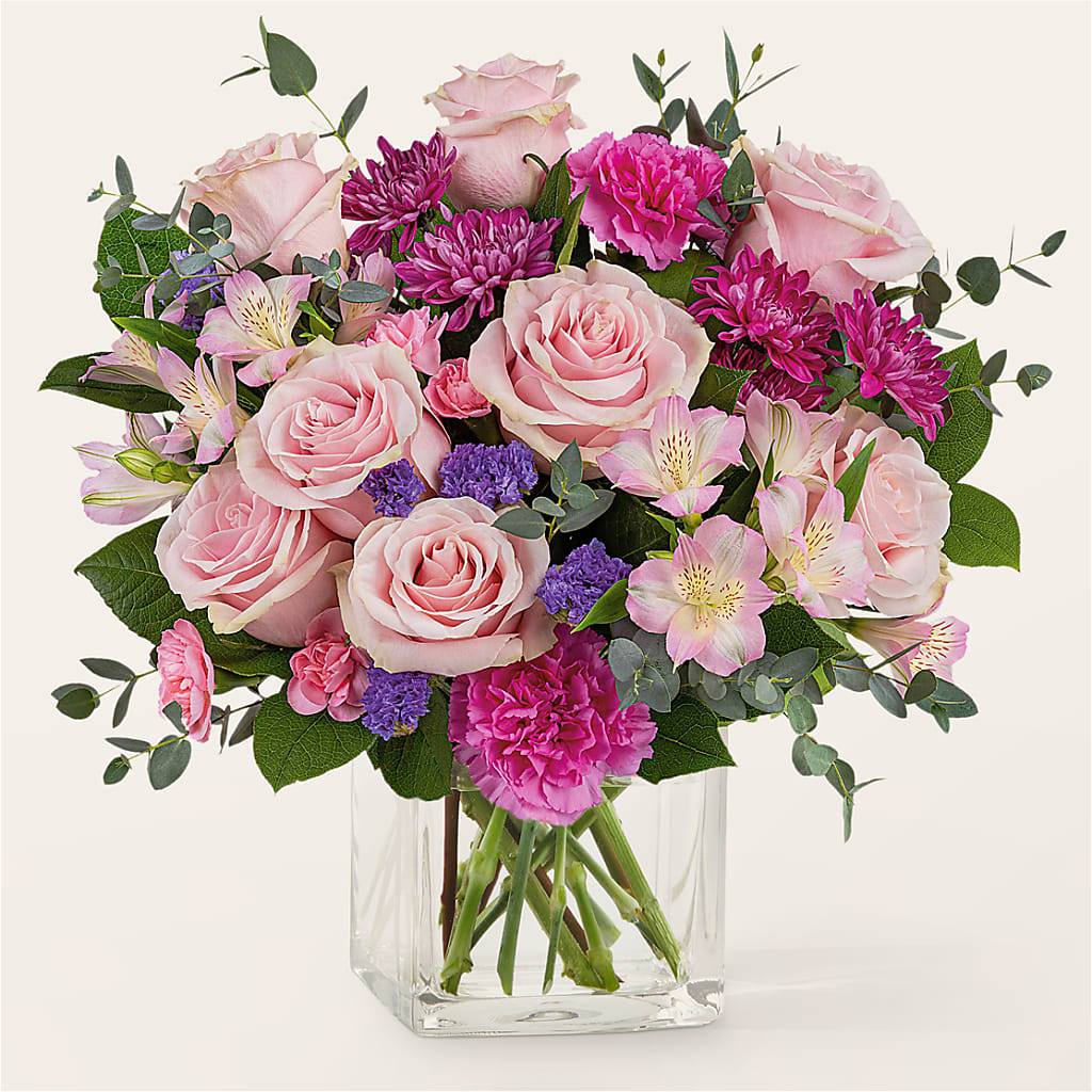 Rosy Radiance Bouquet – Open Blooms Chantilly, Chantilly VA