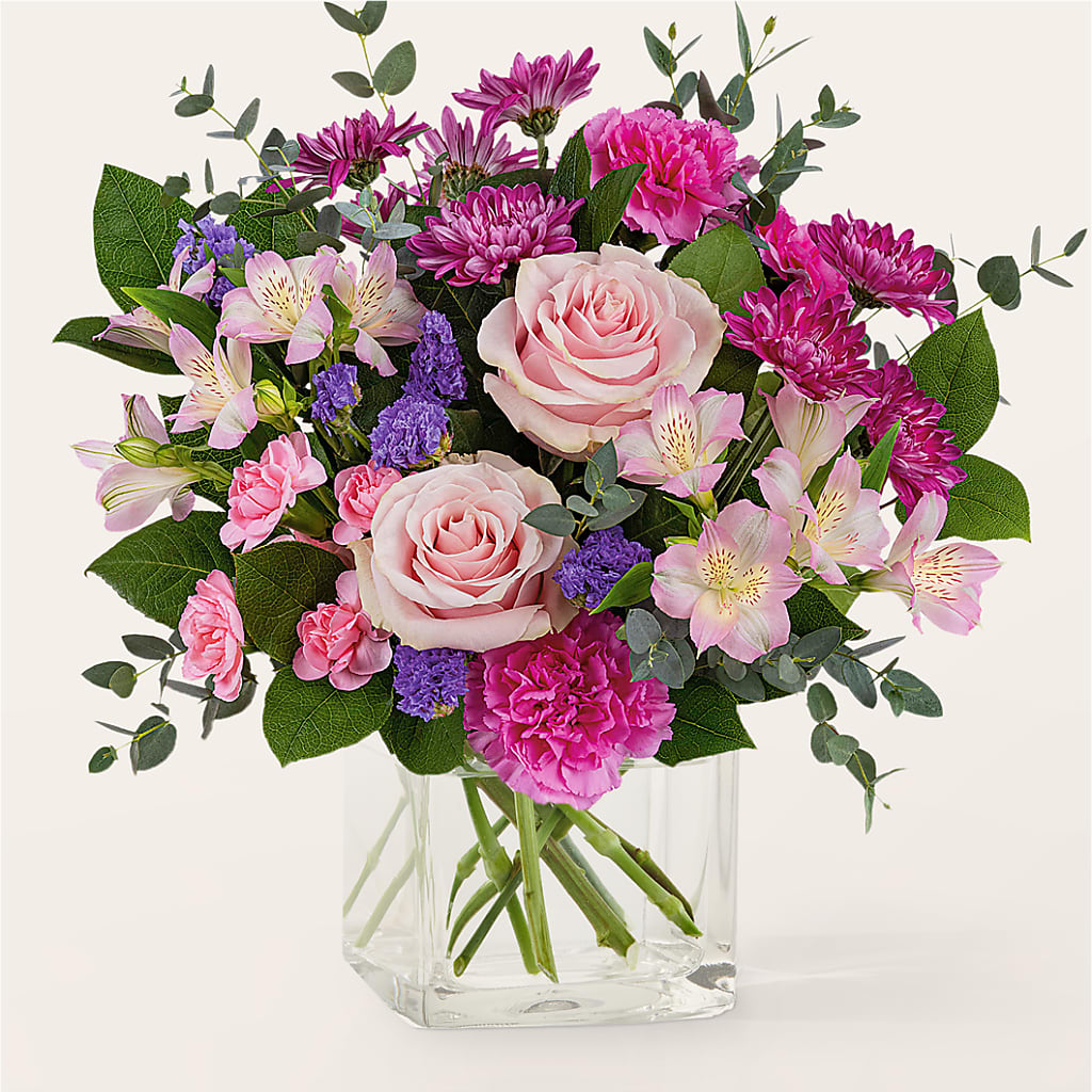 Rosy Radiance Bouquet – Open Blooms Chantilly, Chantilly VA