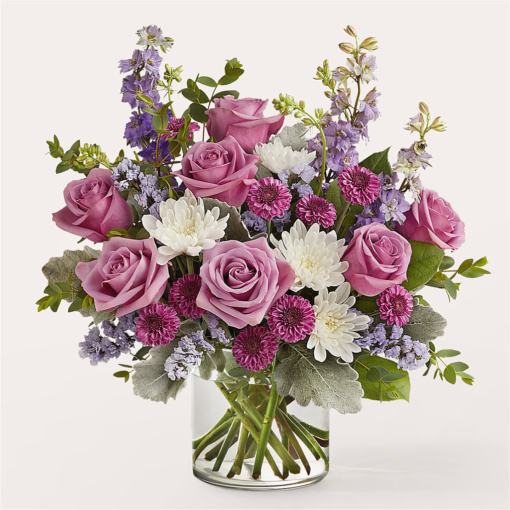 Violet Frost Bouquet – Open Blooms Chantilly, Chantilly VA