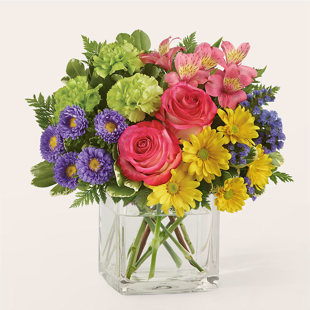 Candy Jar Bouquet – Open Blooms Chantilly, Chantilly VA
