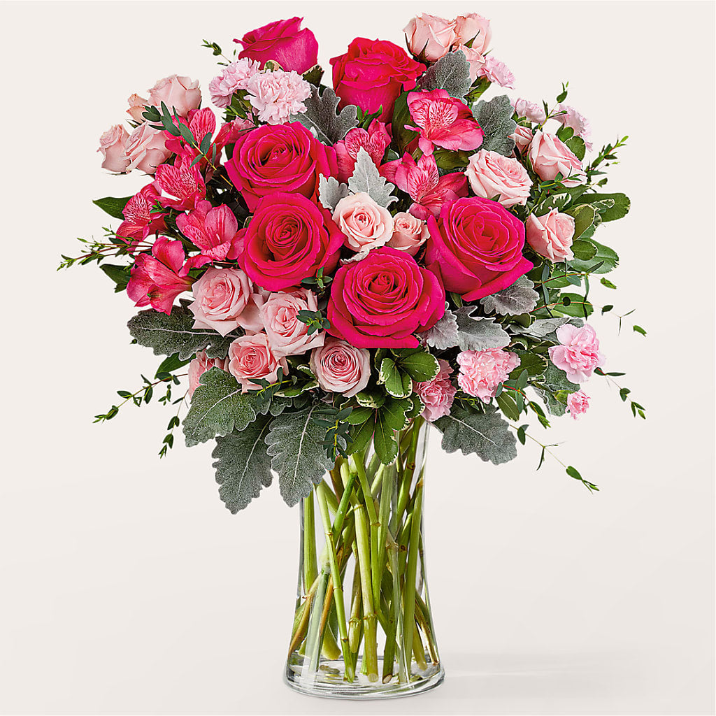 Tickled Pink Bouquet – Open Blooms Chantilly, Chantilly VA