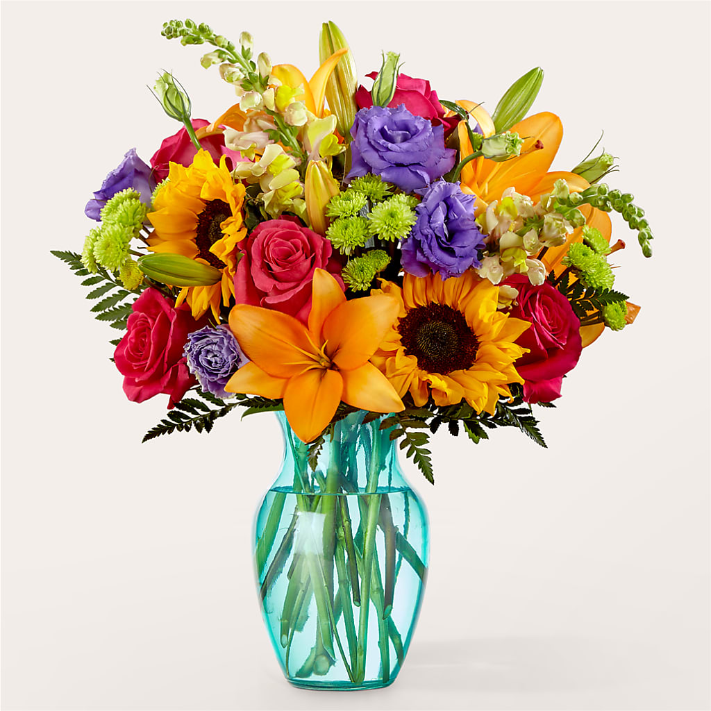 Double Rainbow Bouquet – Open Blooms Chantilly, Chantilly VA