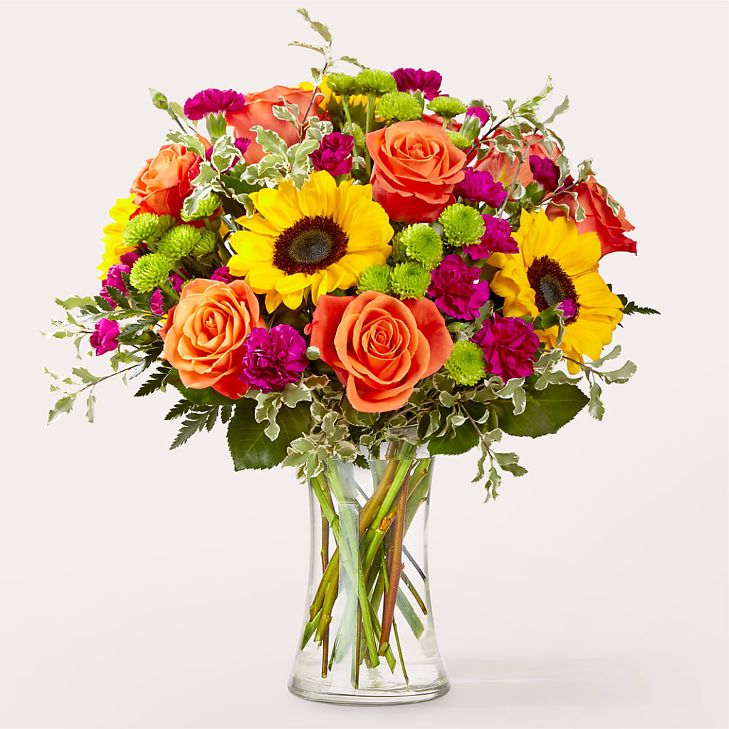 Warmth & Light Bouquet – Open Blooms Chantilly, Chantilly VA