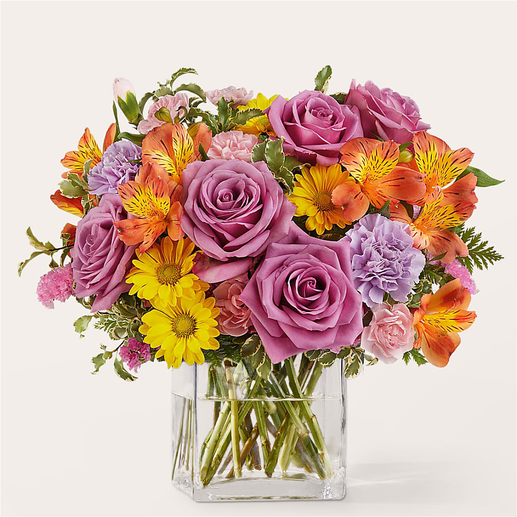 Shades of Happiness Bouquet – Open Blooms Chantilly, Chantilly VA