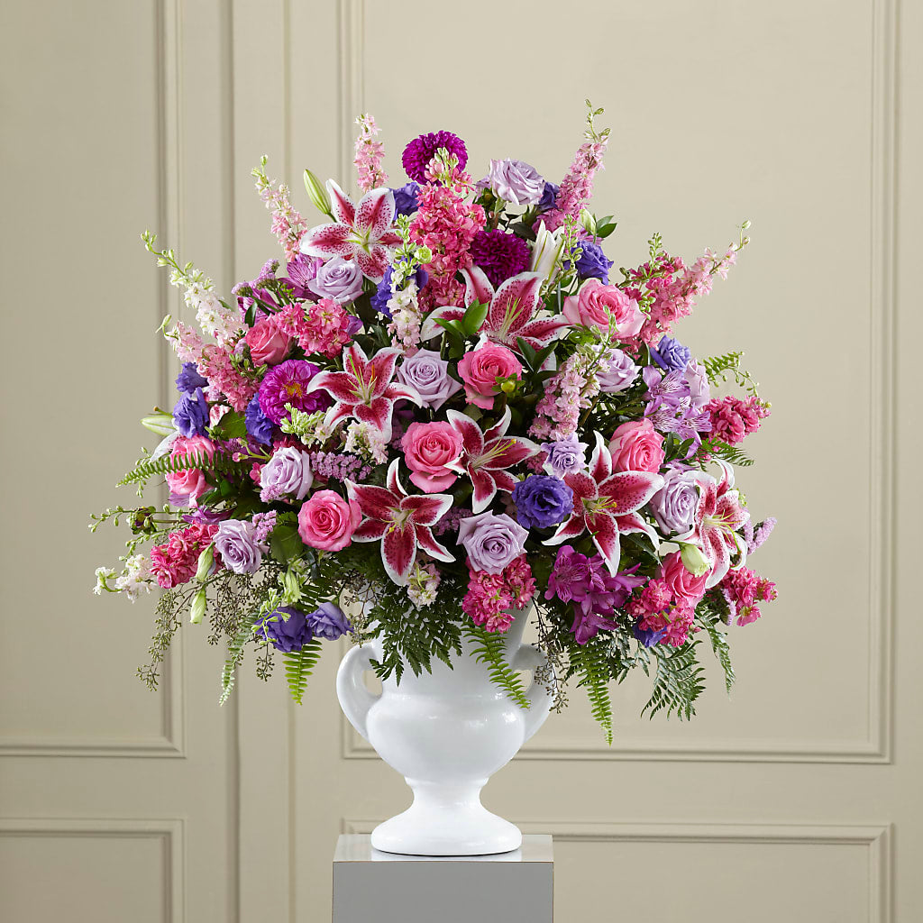 Peaceful Tribute Arrangement – Open Blooms Chantilly, Chantilly VA