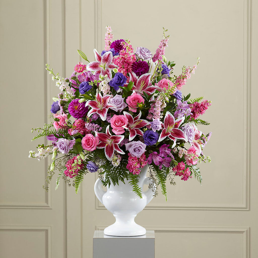 Peaceful Tribute Arrangement – Open Blooms Chantilly, Chantilly VA