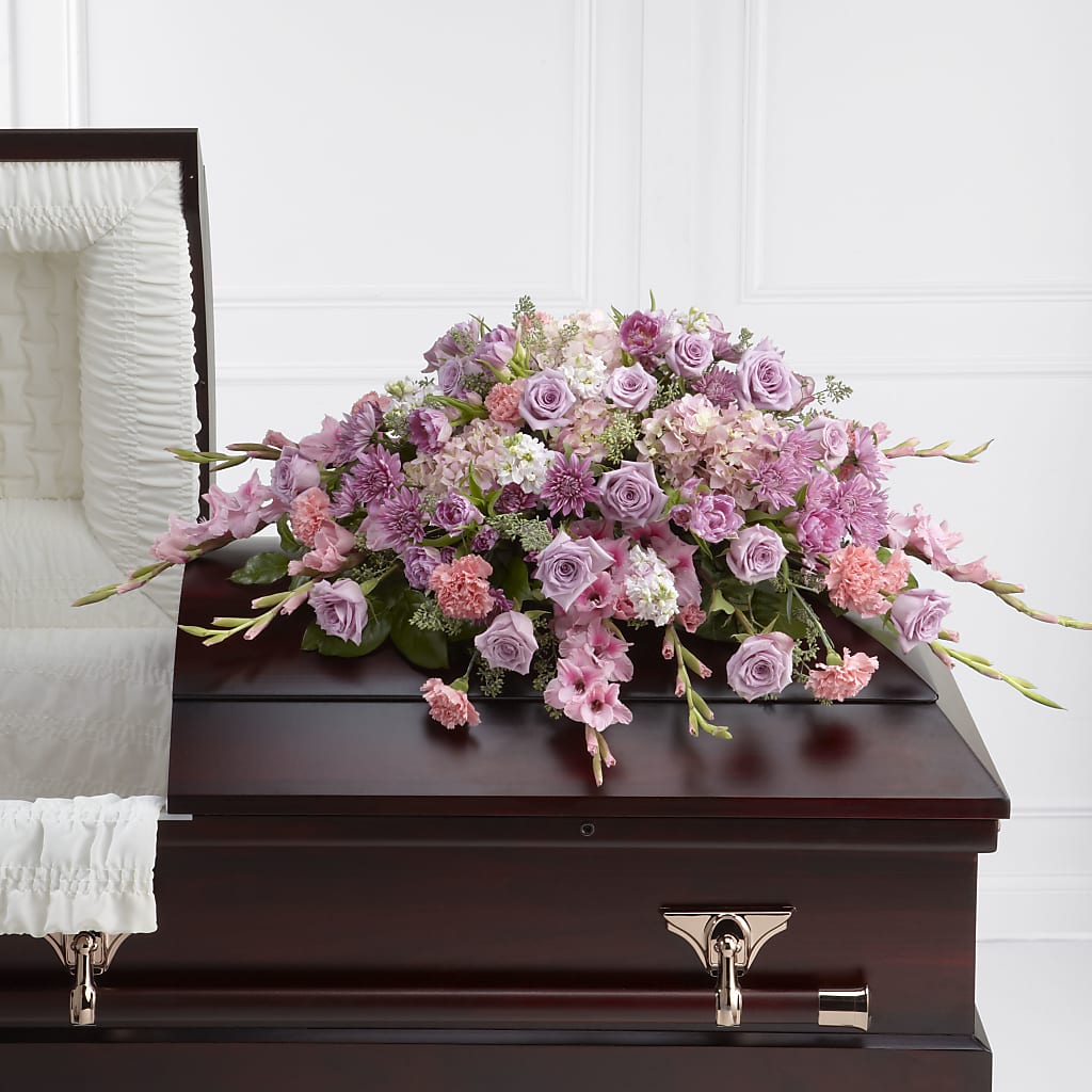 Immorata Casket Spray – Open Blooms Chantilly, Chantilly VA