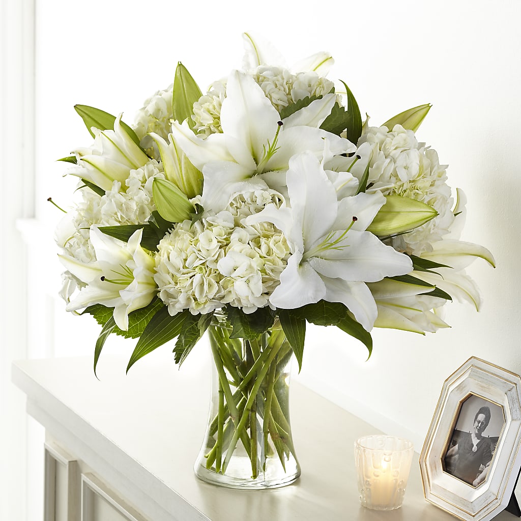 Compassionate Lily Bouquet – Open Blooms Chantilly, Chantilly VA