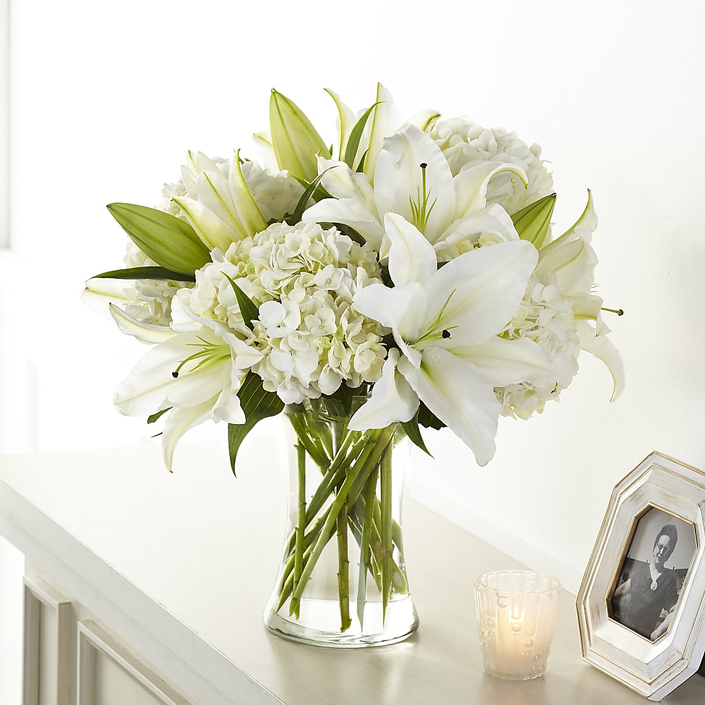 Compassionate Lily Bouquet – Open Blooms Chantilly, Chantilly VA