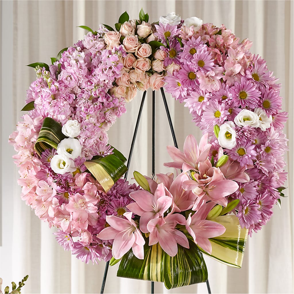 Gift of Warmth Wreath – Open Blooms Chantilly, Chantilly VA