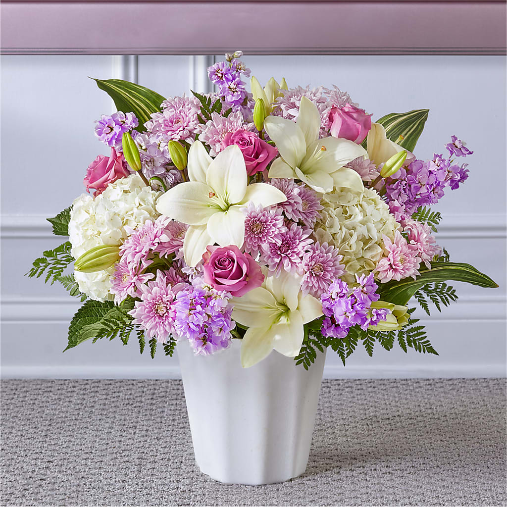 Heaven Sent Floor Basket – Open Blooms Chantilly, Chantilly VA