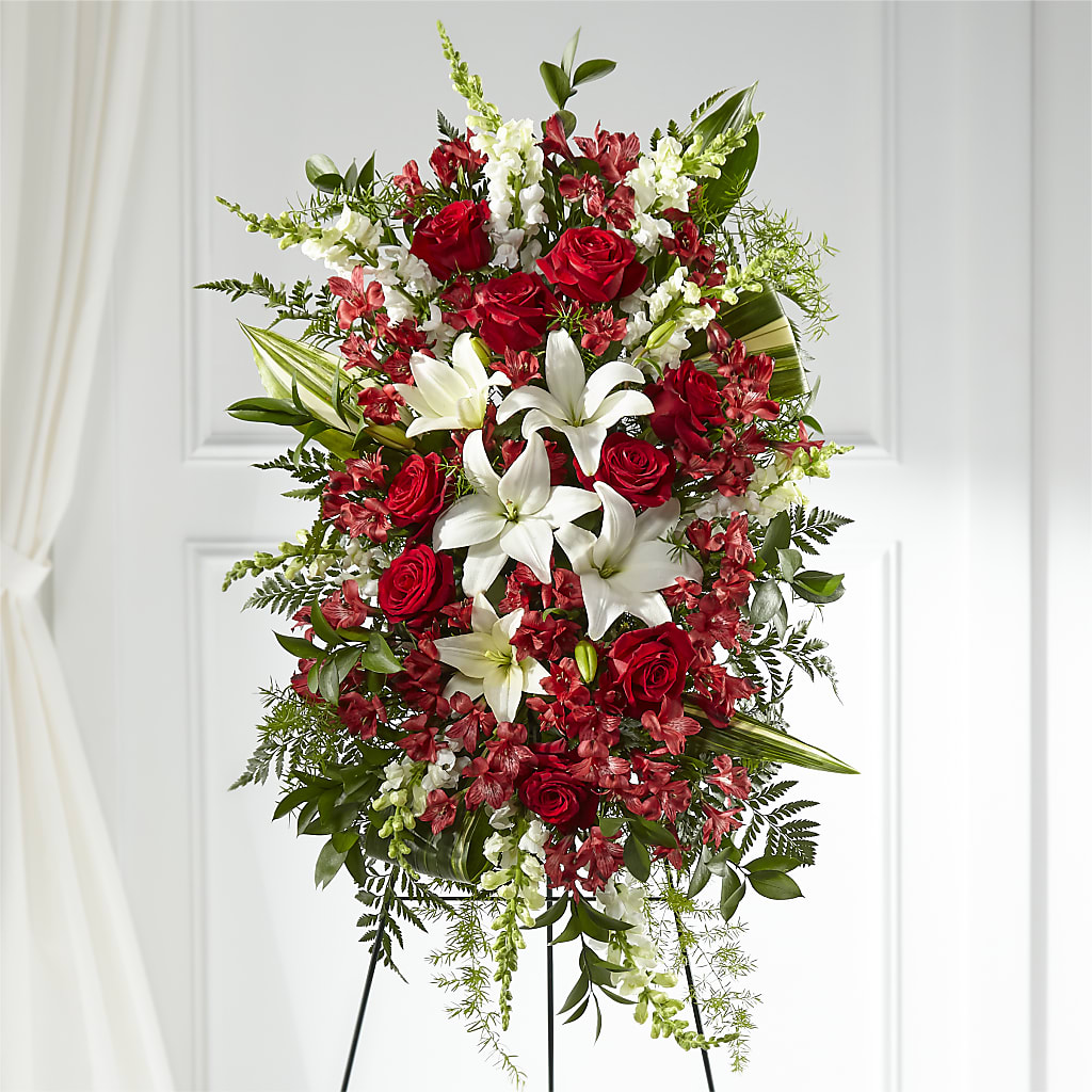 Everlasting Memory Standing Spray – Open Blooms Chantilly, Chantilly VA