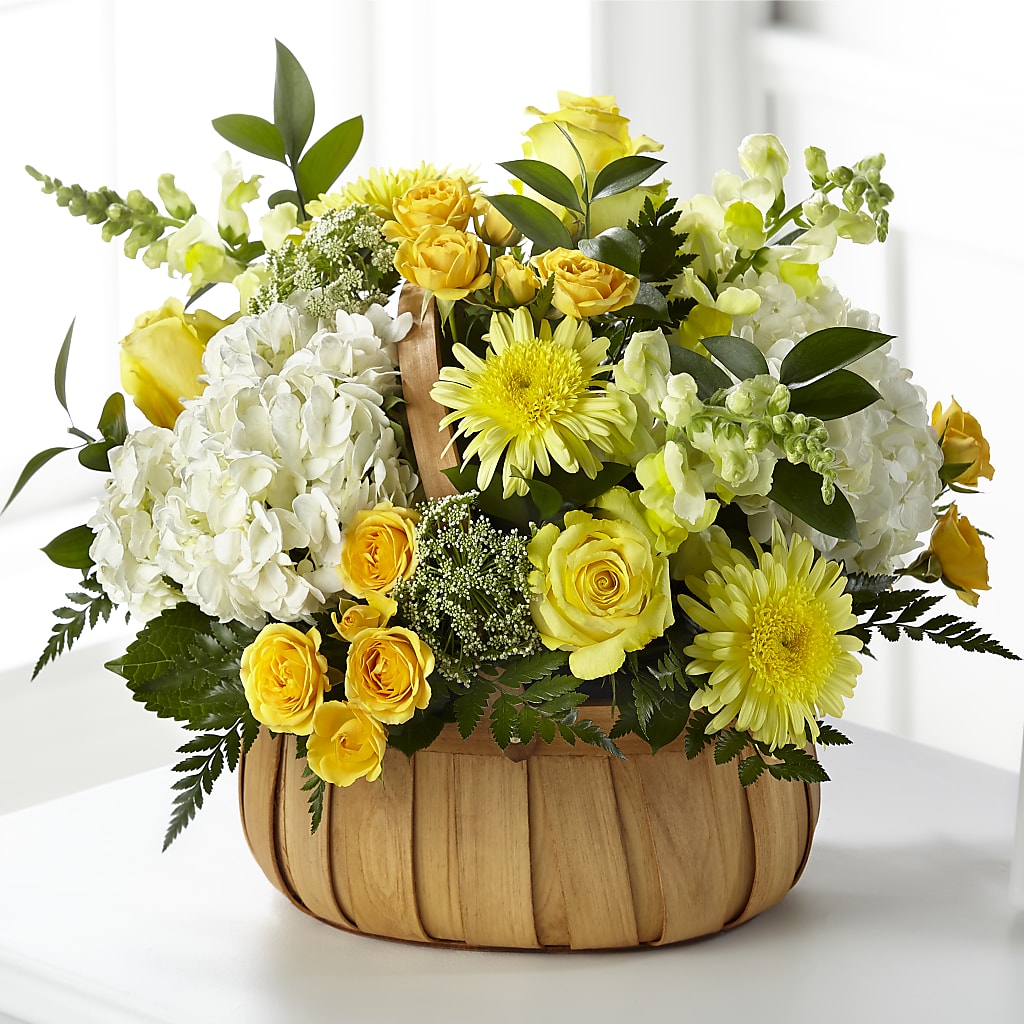 Rustic Remembrance Basket – Open Blooms Chantilly, Chantilly VA
