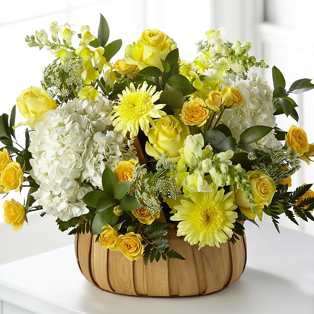 Rustic Remembrance Basket – Open Blooms Chantilly, Chantilly VA