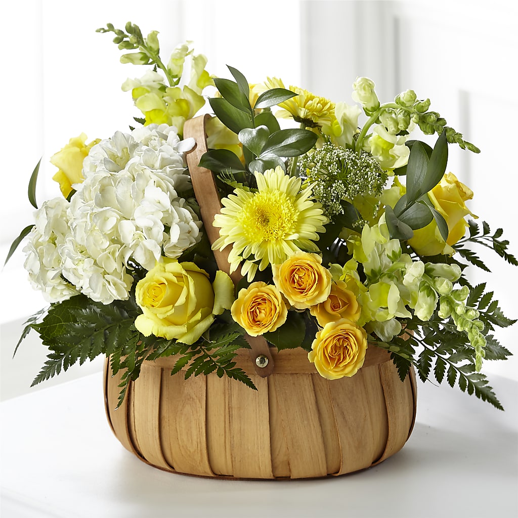Rustic Remembrance Basket – Open Blooms Chantilly, Chantilly VA