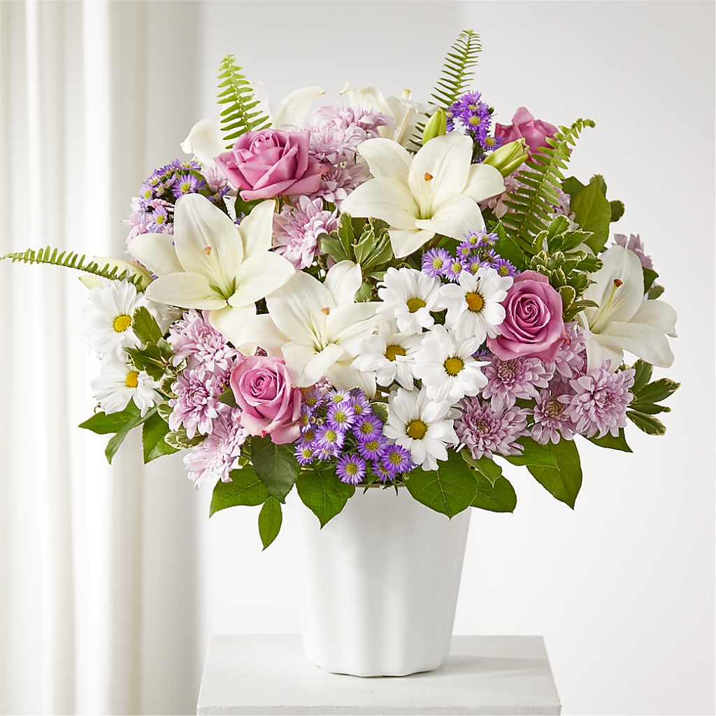 Warmest Thoughts Tabletop Basket – Open Blooms Chantilly, Chantilly VA