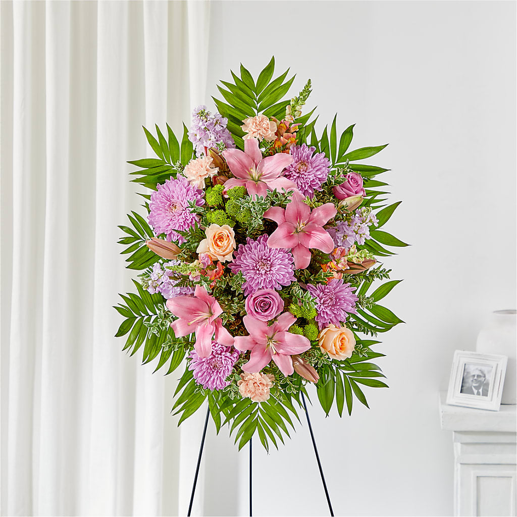 Love & Light Standing Spray – Open Blooms Chantilly, Chantilly VA