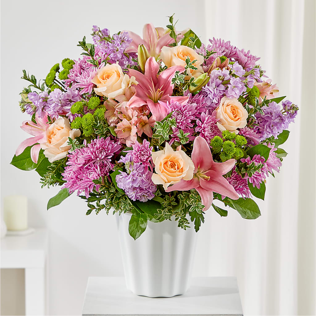 Supportive Embrace Tabletop Basket – Open Blooms Chantilly, Chantilly VA
