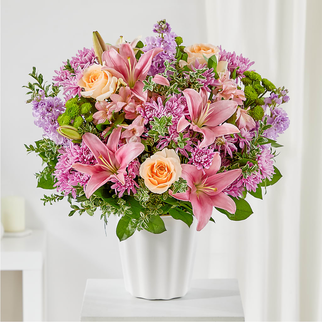 Supportive Embrace Tabletop Basket – Open Blooms Chantilly, Chantilly VA