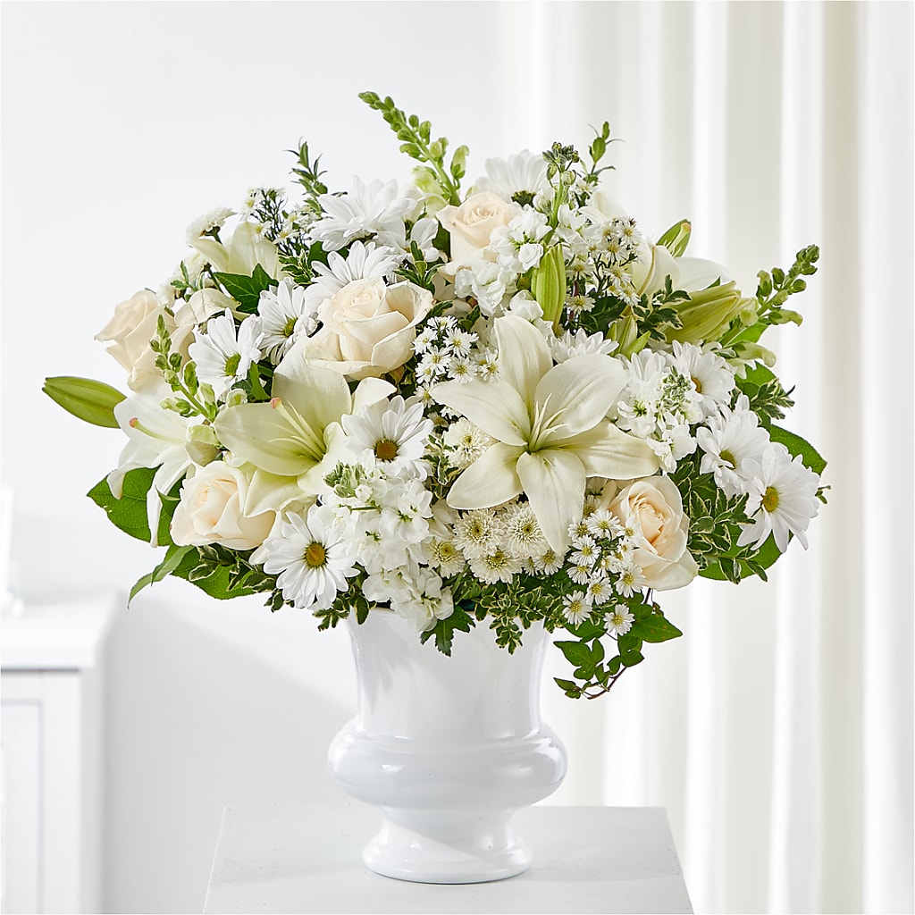 Uplifting Urn Arrangement – Open Blooms Chantilly, Chantilly VA