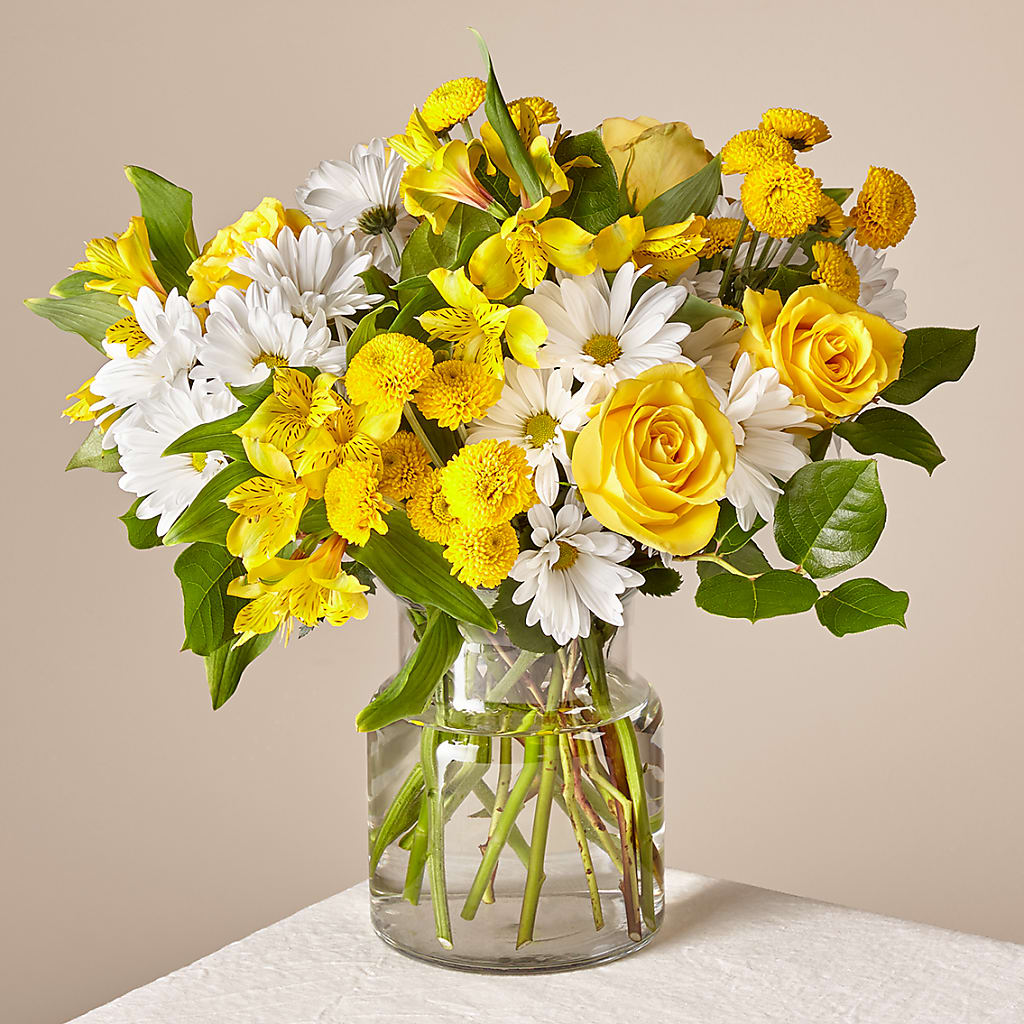 Sunny Sentiments Bouquet – Open Blooms Chantilly, Chantilly VA