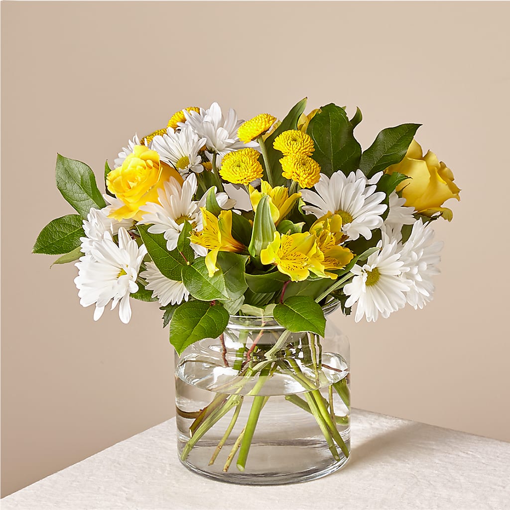 Sunny Sentiments Bouquet – Open Blooms Chantilly, Chantilly VA