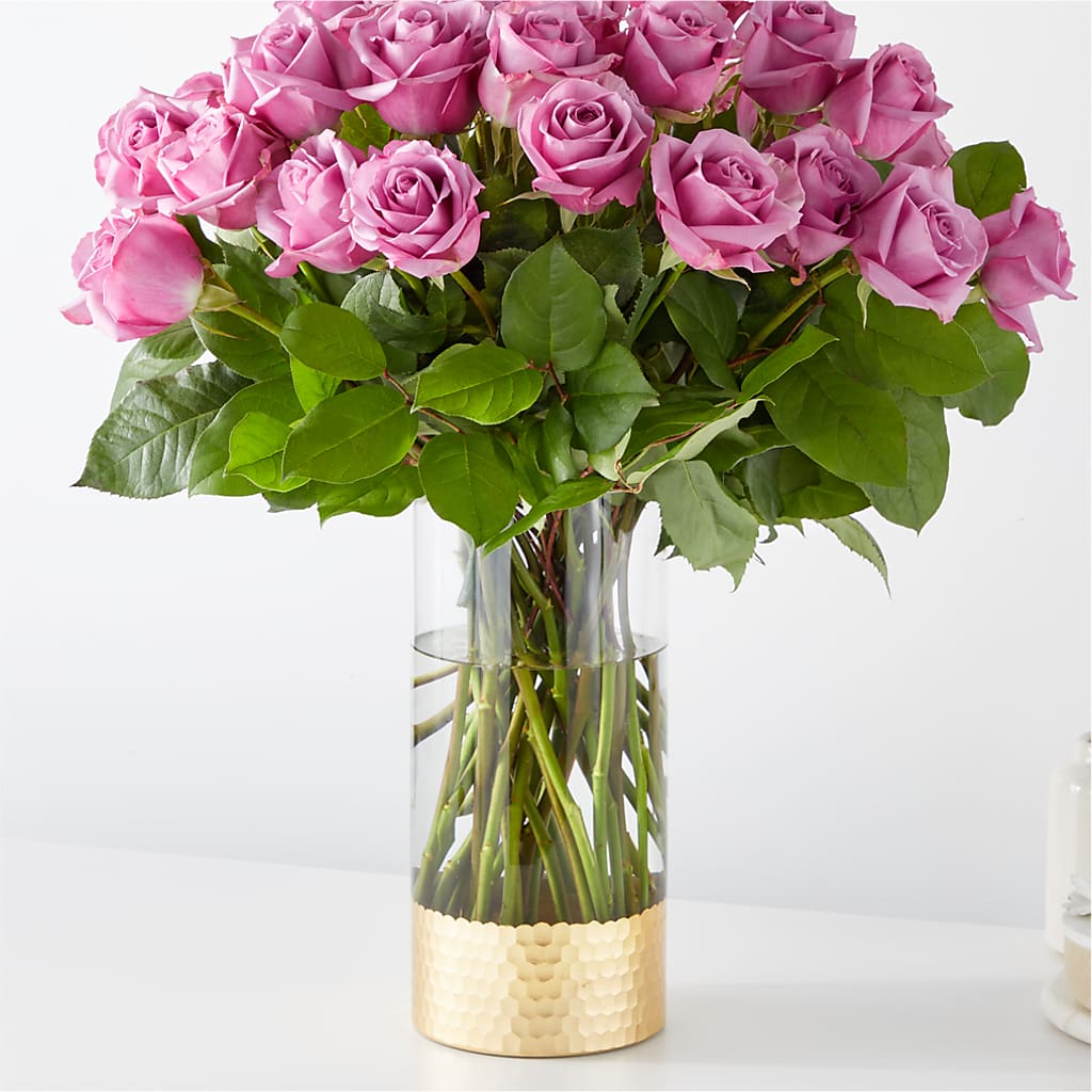 Secret Admirer Lavender Rose Bouquet – Open Blooms Chantilly, Chantilly VA
