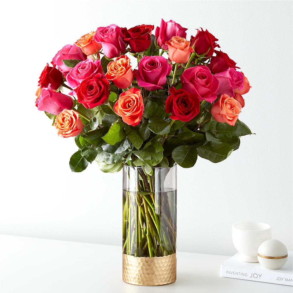 Ever After Rose Bouquet – Open Blooms Chantilly, Chantilly VA