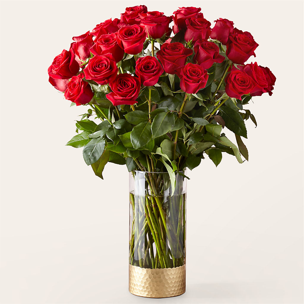 Classic Love Red Rose Bouquet – Open Blooms Chantilly, Chantilly VA