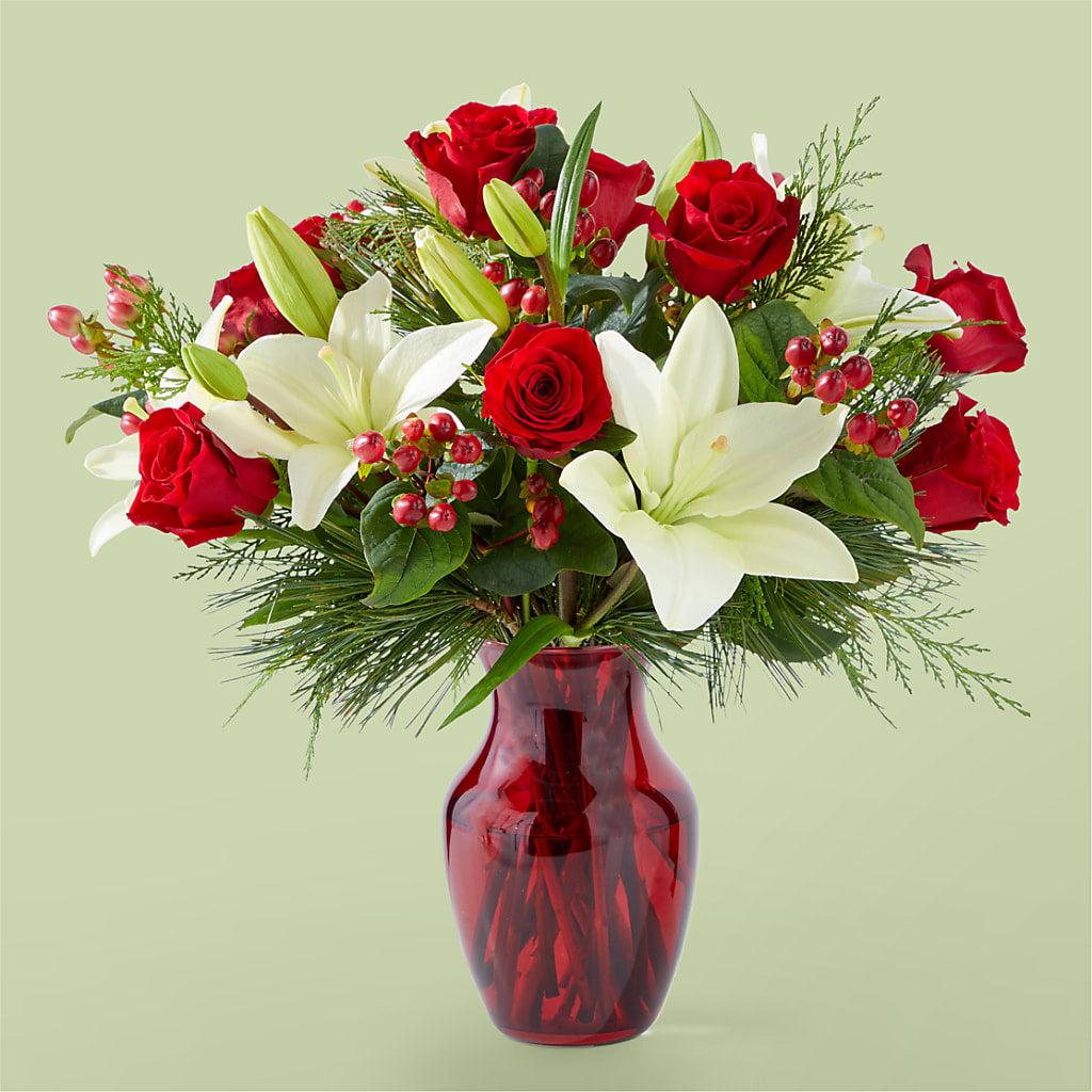 Evergreen Delight Bouquet – Open Blooms Chantilly, Chantilly VA