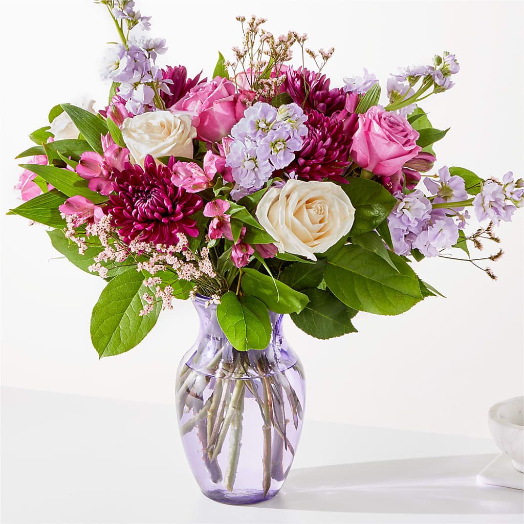 Amethyst Dreams Bouquet – Open Blooms Chantilly, Chantilly VA