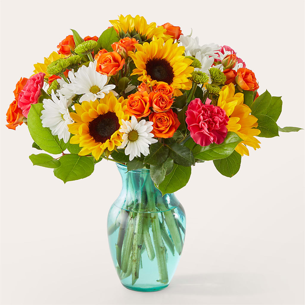 Sun-drenched Blooms Bouquet – Open Blooms Chantilly, Chantilly VA