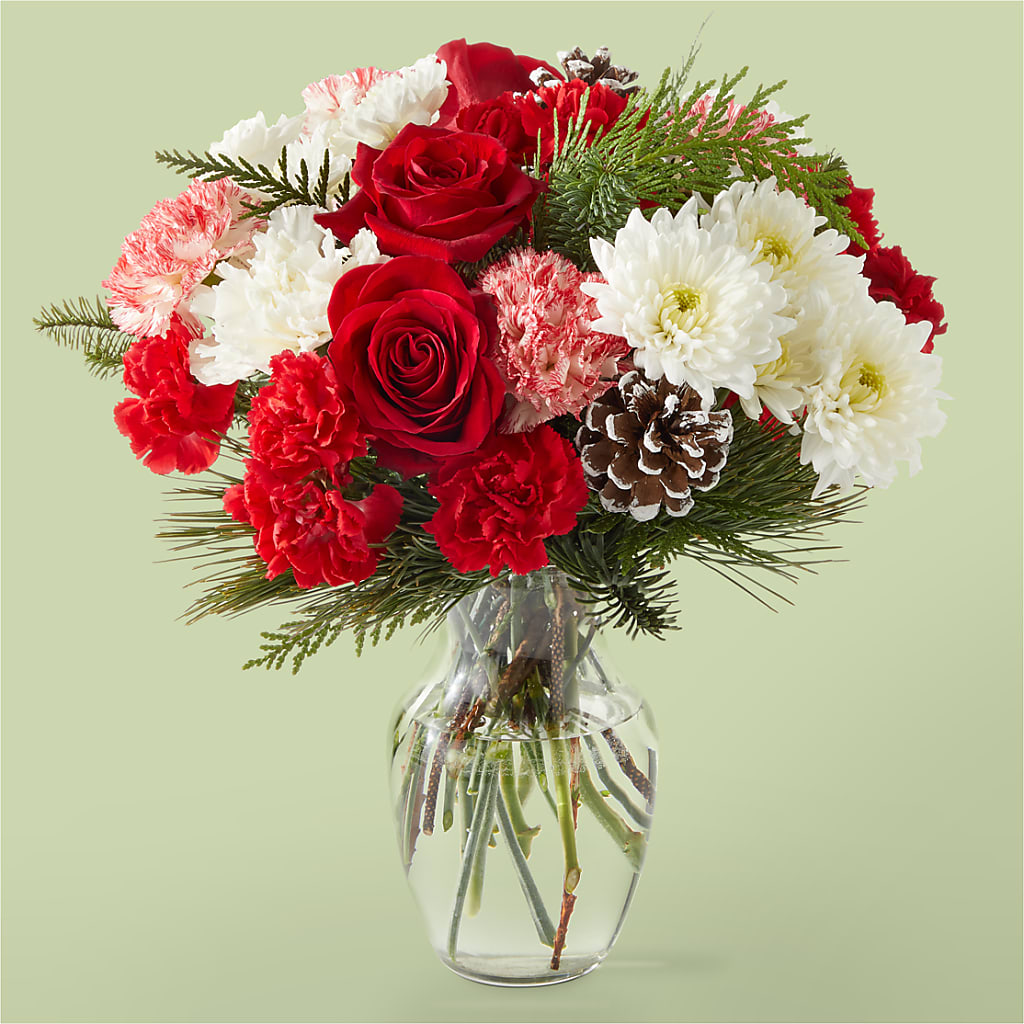 Candy Cane Lane Bouquet – Open Blooms Chantilly, Chantilly VA