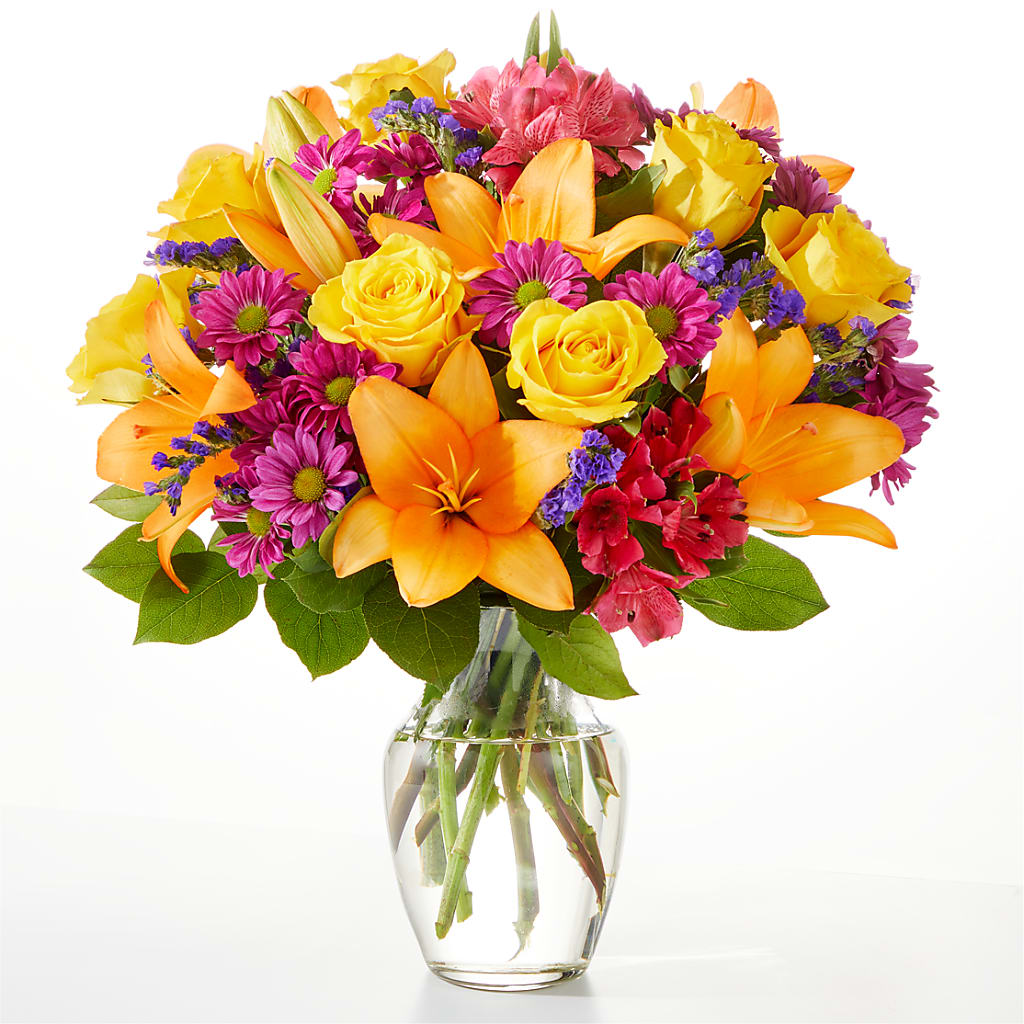 Colorful Visions Bouquet – Open Blooms Chantilly, Chantilly VA
