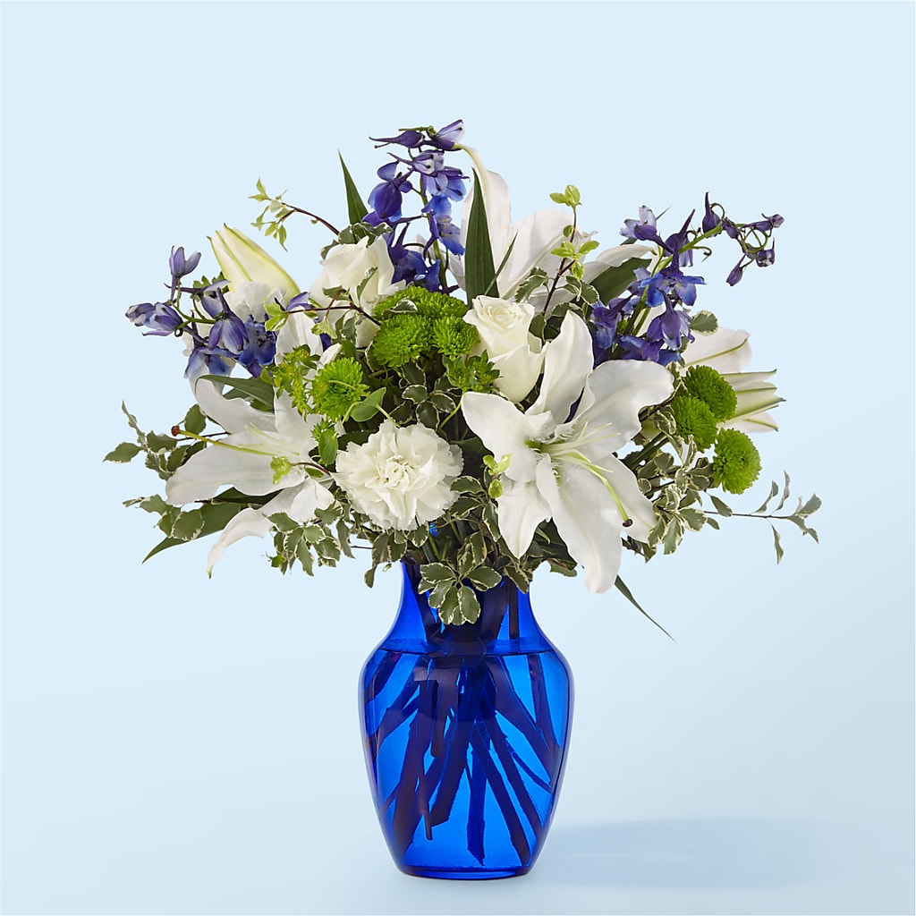 Santorini Bouquet – Open Blooms Chantilly, Chantilly VA