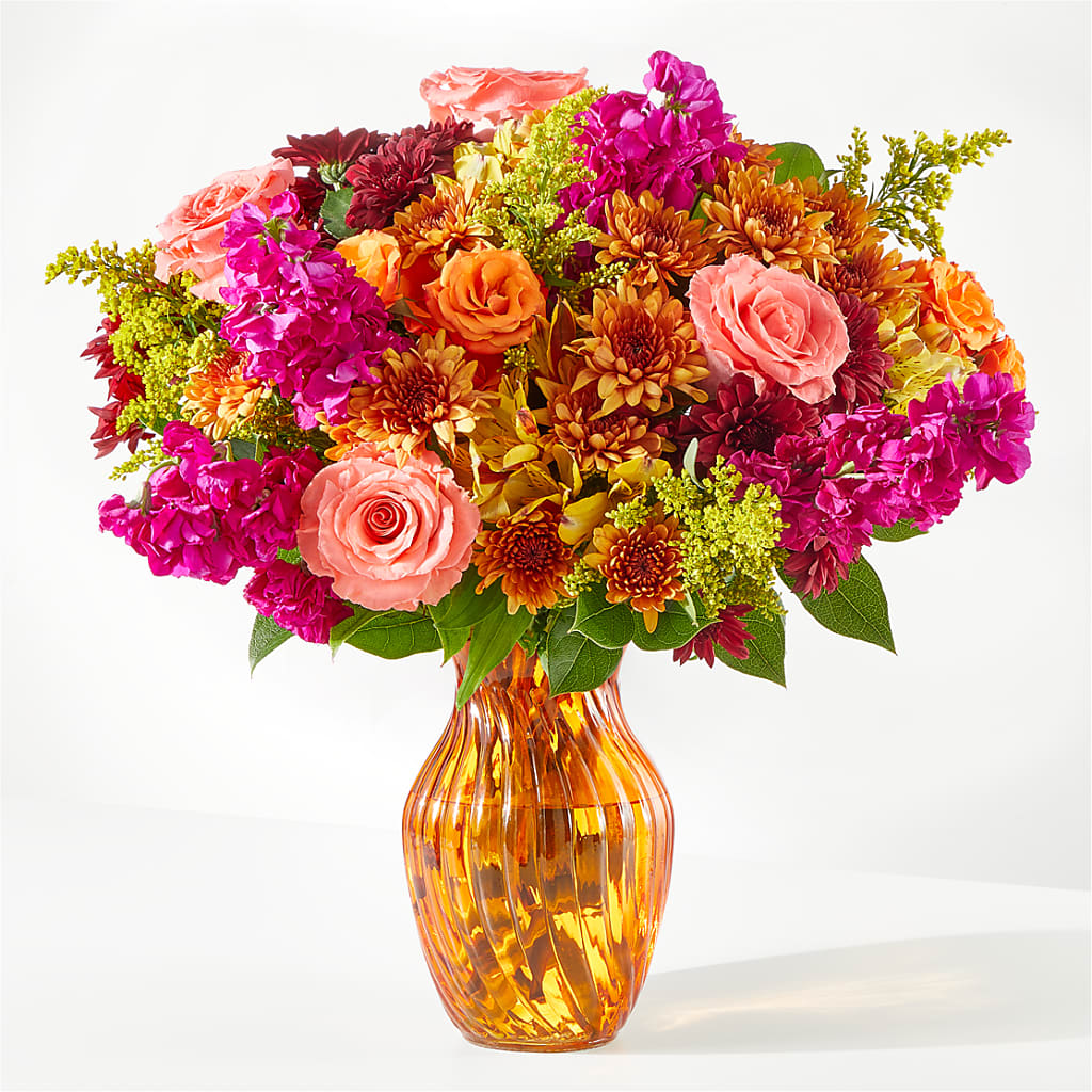 Amber Muse Bouquet – Open Blooms Chantilly, Chantilly VA