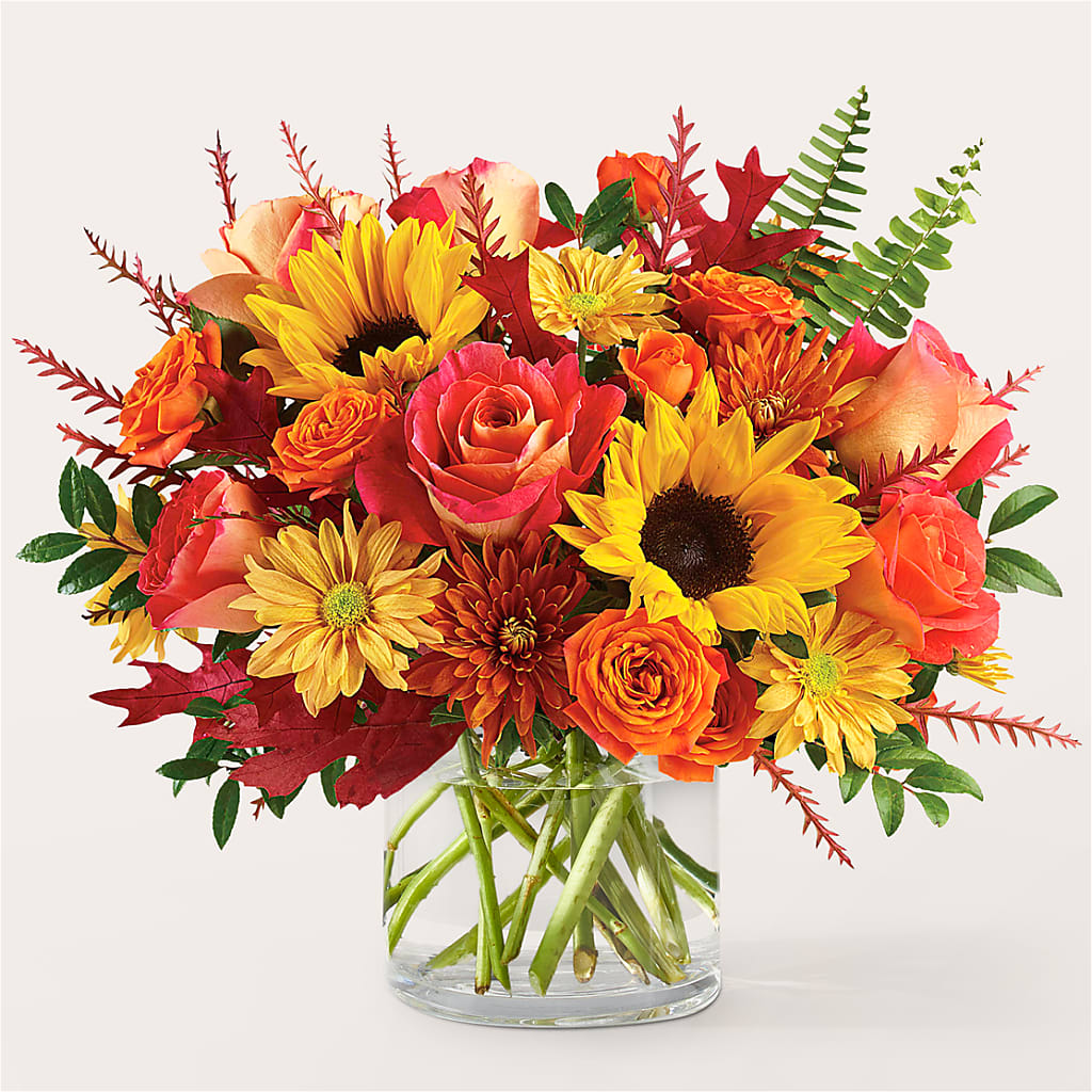 Fall Campfire Bouquet – Open Blooms Chantilly, Chantilly VA