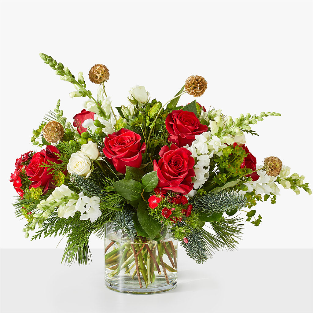 Deck the Halls Bouquet – Open Blooms Chantilly, Chantilly VA