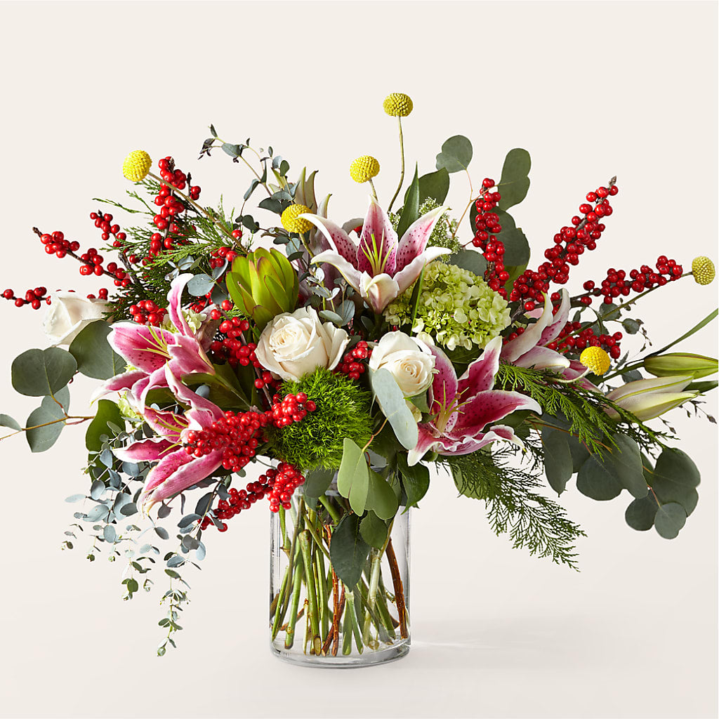 Berry & Bright Bouquet – Open Blooms Chantilly, Chantilly VA