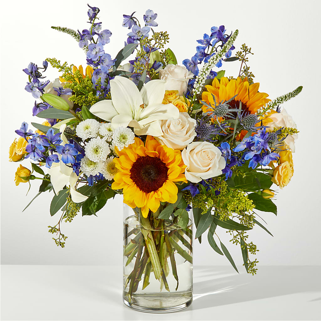 Wonderfully Sunny Bouquet – Open Blooms Chantilly, Chantilly VA